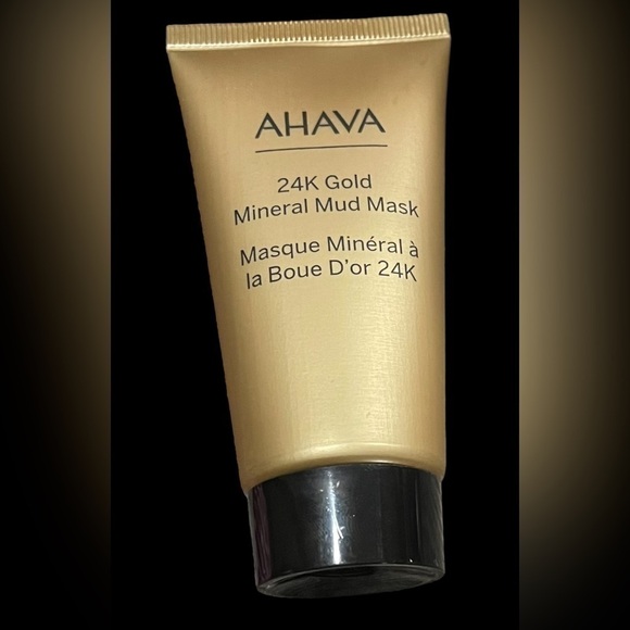 AHAVA 24k gold vegan mineral mud mask 50 ml / 1.8fl oz brand new NWT skincare - Picture 2 of 8